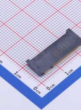 APCI0159-P001A 金手指连接器 0.5mm P数:67P SMD,P=0.5mm,卧贴