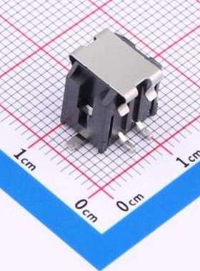 HC-MX3.0-2*2ALT-05 线对板针座 2x2P 间距:3mm 立贴 黑色 SMD,P=