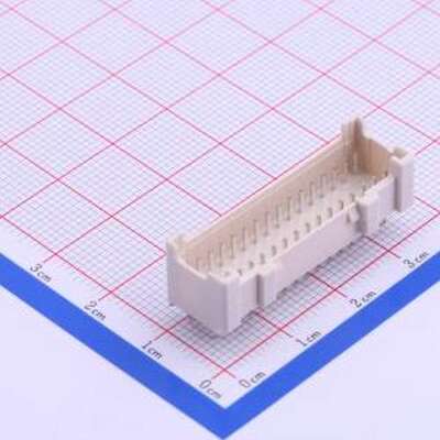 B32B-PNDZS-1(T)(LF)(SN) 线对板针座 2x16P 间距:2mm 插件,P=2mm