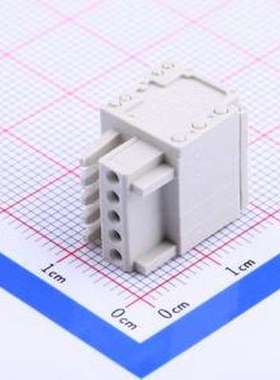 425孔型连接器-防错-05P-2.5mm白灰色 插拔式接线端子 2.5mm 1x5P