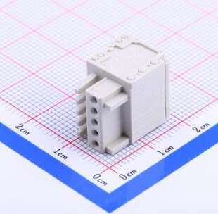 425孔型连接器-防错-05P-2.5mm白灰色 插拔式接线端子 2.5mm 1x5P