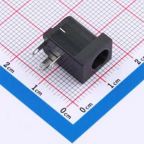 DC-005QB-2.0-SU-B DC电源连接器 DC电源插座 内径:2mm 外径:6.4m