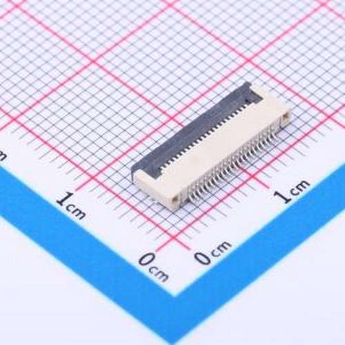 XW05202-220R-00 FFC/FPC连接器 翻盖式 下接 P数:22P 间距:0.5mm