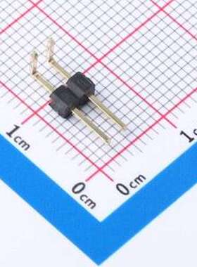 GPHB101-0202A001R1BA 排针 1x2P 间距:2.54mm 方针 弯插 弯插,P=
