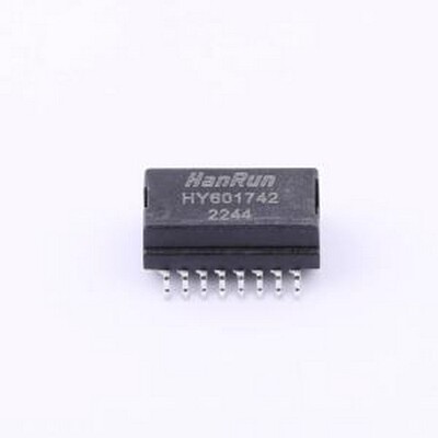 HY601742 网口变压器 HY601742 SMD-16P,12.7x7.1mm