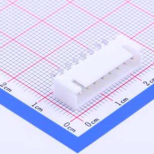 B8B-XH-AM(LF)(SN) 线对板针座 1x8P 间距:2.5mm 直插 系列:XH 插