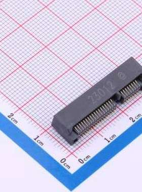 ZX-JSZ-W0.8525.6 金手指连接器 0.8mm P数:52P SMD,P=0.8mm,卧贴