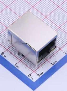 HC913129A-M896-A 以太网连接器(RJ45 RJ11) 弯插 带LED 插件