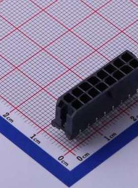 430451612 线对板针座 2x8P 间距:3mm 直插 系列:Micro-Fit(MX 3.