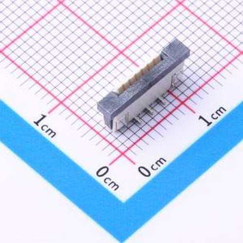 1.0K-GL-6PB FFC/FPC连接器 间距:1mm P数:6P 抽屉式 单侧触点/垂