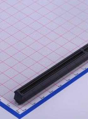 3113-113T 金手指连接器 1mm P数:164P 黑色 SMD,P=1mm