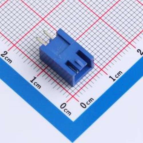 TJC3B-H-2A-11.2-BL 线对板针座 1x2P 间距:2.5mm 直插 插件,P=2.
