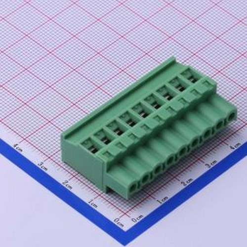 KF2EDGKB-5.0-9P 插拔式接线端子 5mm 1x9P 排数:1 每排P数:9 P=5