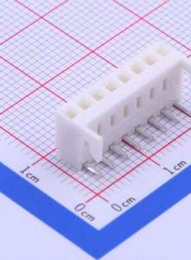 B2541AW-8P 线对板针座 1x8P 间距:2.54mm 弯插 弯插,P=2.54mm