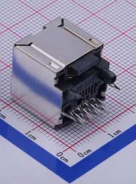 6116202-1 以太网连接器(RJ45 RJ11) 直插 不带LED 插件