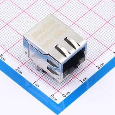 HR911130C 以太网连接器(RJ45 RJ11) 弯插 带LED 插件