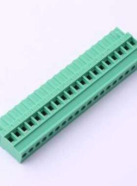 MX2EDGKA-5.08-20P-GN01-Cu-Y-A 插拔式接线端子 5.08mm 排数:1