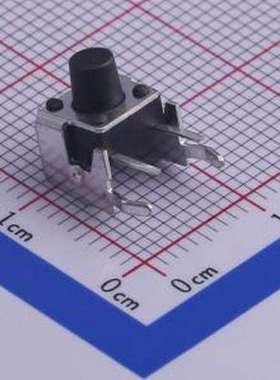 TS-1002N-07026 轻触开关 7.5*6*7mm 卧插 轻触开关 插件,6x7.5mm