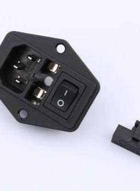 RT-C14B-H1+SS11-1BB AC电源连接器 AC插座 2件套 插件