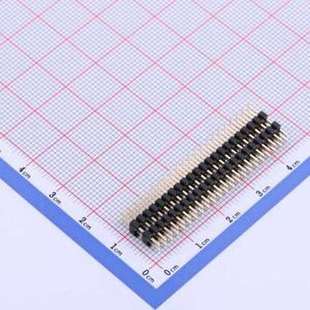 间距 P=2mm C40D28 插件 方针 2mm 2x22P 排针 E60 2x22I X4622WV