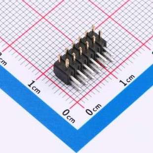 排针 2x6P 插件 2x06B P=2mm 方针 C40D28 2mm X4621WR 间距