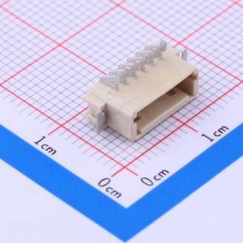 A1502WVA-IT-S-6P 线对板针座 间距:1.5mm 1x6P SMD,P=1.5mm