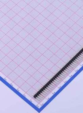 12251140CNG0S115001 排针 1x40P 间距:2.54mm 方针 直插 插件,P=