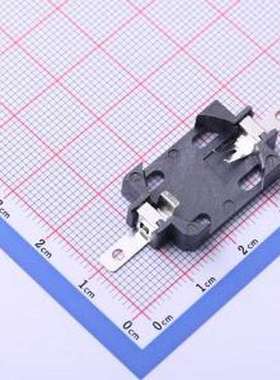 BS-06-B4BK007 纽扣与条形电池连接器 电池底座 适用电池:CR2032