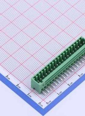 DB2ERC-2.54-18P-GN 插拔式接线端子 2.54mm 1x18P 排数:1 每排P