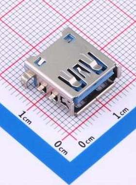 HC-USB3.0-C225-J USB连接器 Type-A 母 沉板 SMD