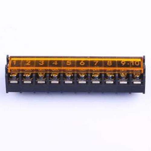 DBT50G-7.62-10P-BK-P 栅栏式接线端子 7.62mm 1x10P 每排P数:10