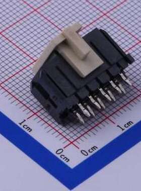 C3030WV-F-2X05PNLBT1N00L 线对板针座 2x5P 间距:3mm 直插 黑色