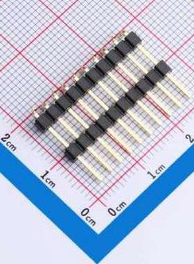 X6512WVS-10H-C60D48-E100R1 排针 1x10P 间距:2.54mm 方针 SMD,P