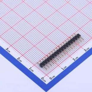 2mm 卧贴 C40D28 P=2mm SMD 方针 间距 1x17P 排针 17I X4611WRS