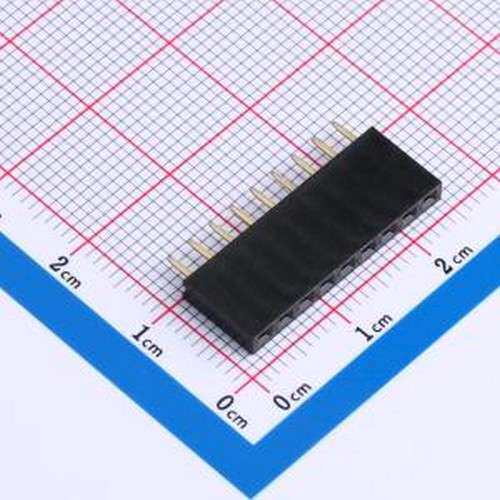 CSHA101-0902A001A1AA 排母 1x9P 间距:2.54mm 直插 插件,P=2.54m