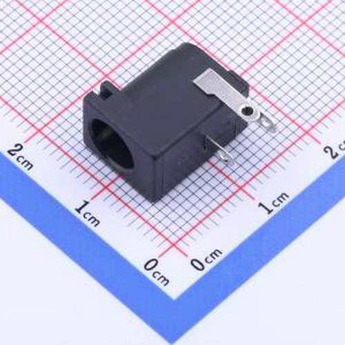 DC-D005B-200 DC电源连接器 DC电源插座 内径:2mm 外径:6.4mm 插