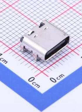 GT-USB-7010AN USB连接器 Type-C 母 卧贴 黑色 SMD