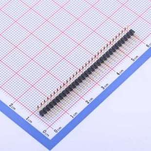 排针 1x30P 弯插 30I P=2mm 方针 C40D28 2mm X4611WR 间距