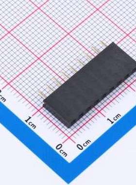 HDGCPH2.54-PZS-01-09 排母 1x9P 间距:2.54mm 直插 插件,P=2.54m