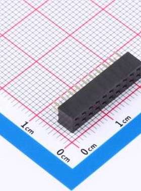 DS1026-05-2x10S8BV 排母 2x10P 间距:2mm 直插 插件,P=2mm