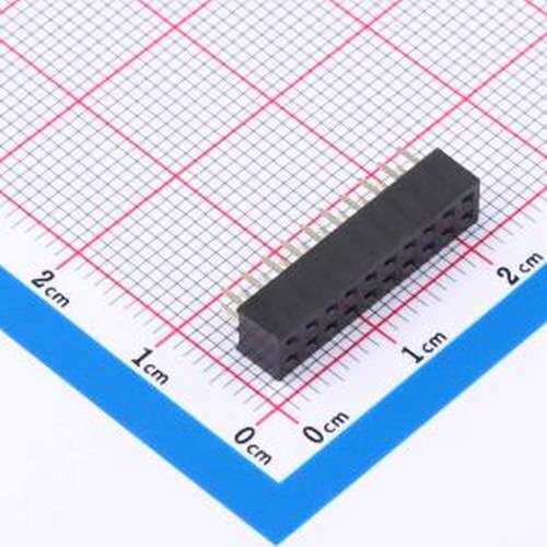 DS1026-05-2x10S8BV 排母 2x10P 间距:2mm 直插 插件,P=2mm