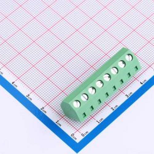 DB127S-5.08-8P-GN-S 螺钉式接线端子 5.08mm 排数:1 每排P数:8