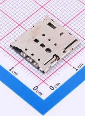 SF56K006VBAR2000 SIM卡连接器 自弹式 MicroSIM卡 SMD