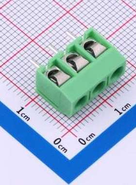 MX301-5.0-03P-GN01-Cu-Y-A 螺钉式接线端子 5mm 1x3P 排数:1 每