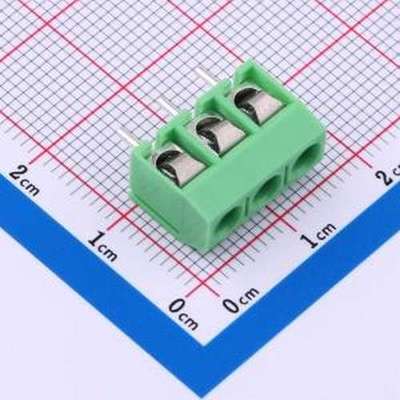 MX301-5.0-03P-GN01-Cu-Y-A 螺钉式接线端子 5mm 1x3P 排数:1 每