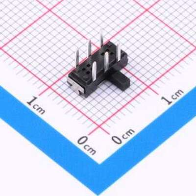 MSK-22D18G3 051 滑动开关 两档卧式插件 6脚拨动 柄长3MM DIP