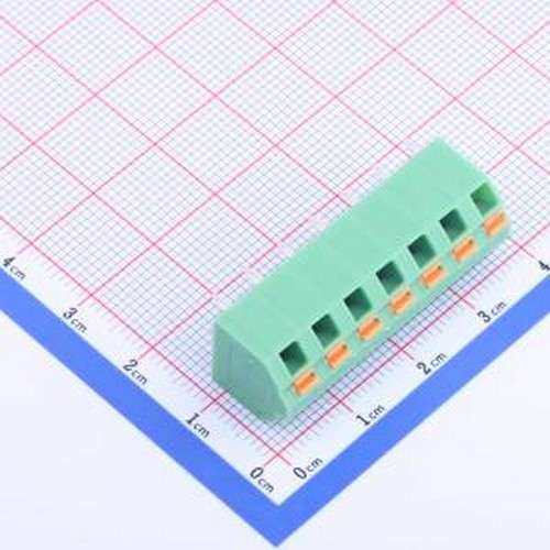 KF250NH-5.08-7P 弹簧式接线端子 1x7P 5.08mm 每排P数:7 排数:1