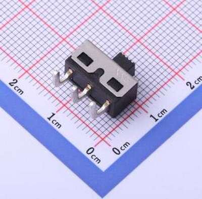 SS-12D06L3 滑动开关 柄长3mm 弯插双档 滑动开关 插件
