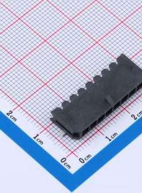 HC-MX3.0-8AWT-05 线对板针座 1x8P 间距:3mm 卧贴 黑色 SMD,P=3m