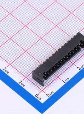 IPCW207W2ENB01V 线对板针座 间距:2mm 2x14P 直插 黑色 插件,P=2